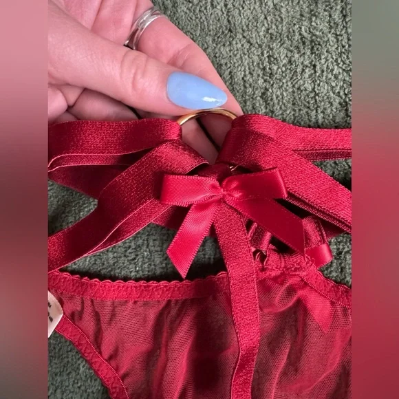 NWT Bordelle Minerva 3 piece Set in Burnt Red size S - Picture 3 of 9